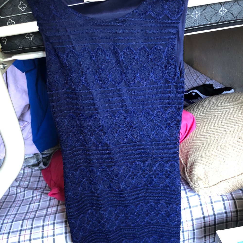 lace bodycon dress royal blue